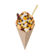 Bubble Waffel Mango Brownie Fruitcocktail,Soft Ice Corner,Angelo,Good Choice;5,95