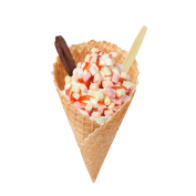 Super Cone Erdbeere Marshmallow,Soft Ice Corner,Angelo,Good Choice;4,95