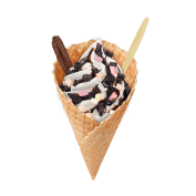 Super Cone Schokolade Marshmallow Oreo,Soft Ice Corner,Angelo,Good Choice;4,95
