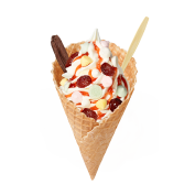 Super Cone Erdbeere Meringue,Soft Ice Corner,Angelo,Good Choice;4,95