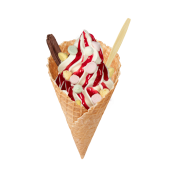 Super Cone Rote Frucht Meringue,Soft Ice Corner,Angelo,Good Choice;4,95